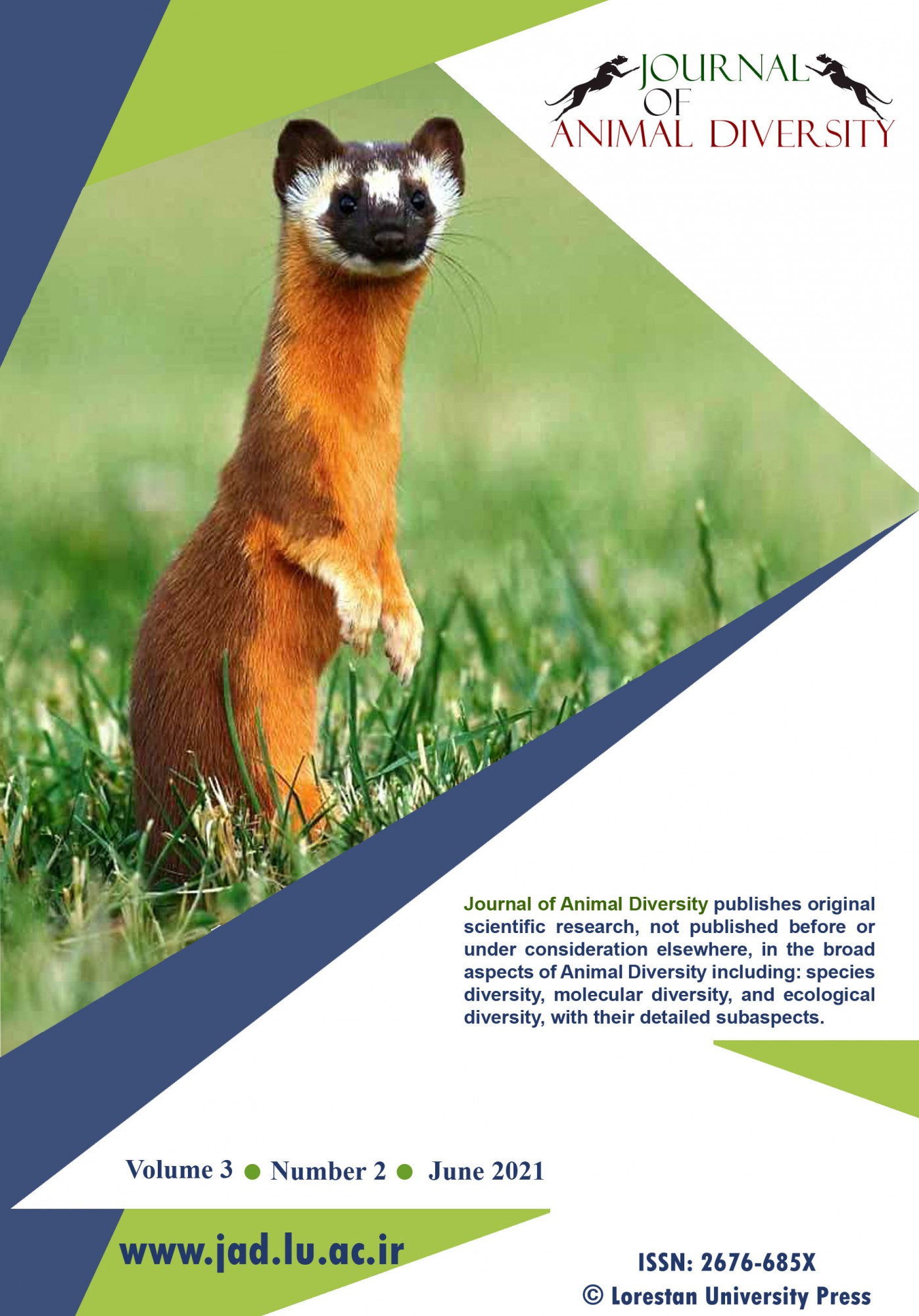 Volume 3 - Number 2 - 2021-6 - Journal of Animal Diversity